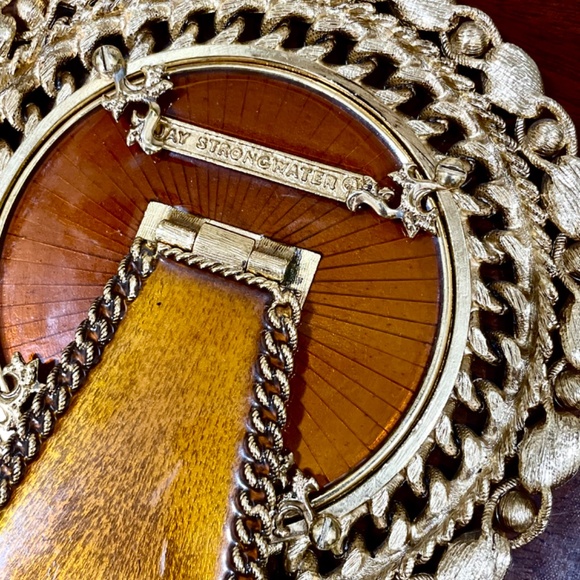 GORGEOUS JAY STRONGWATER JEWELED ENAMELED CRYSTAL ROUND PICTURE FRAME 6” - Picture 11 of 11